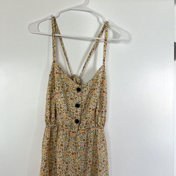 Patagonia Womens Midi Dress Size Small Lost Wildflower Button Pockets - Picture 3 of 9